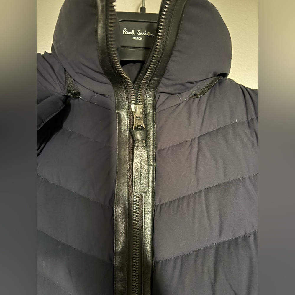 Mackage Navy Puffer Jacket xsmall 90% goose feather - Picture 8 of 17